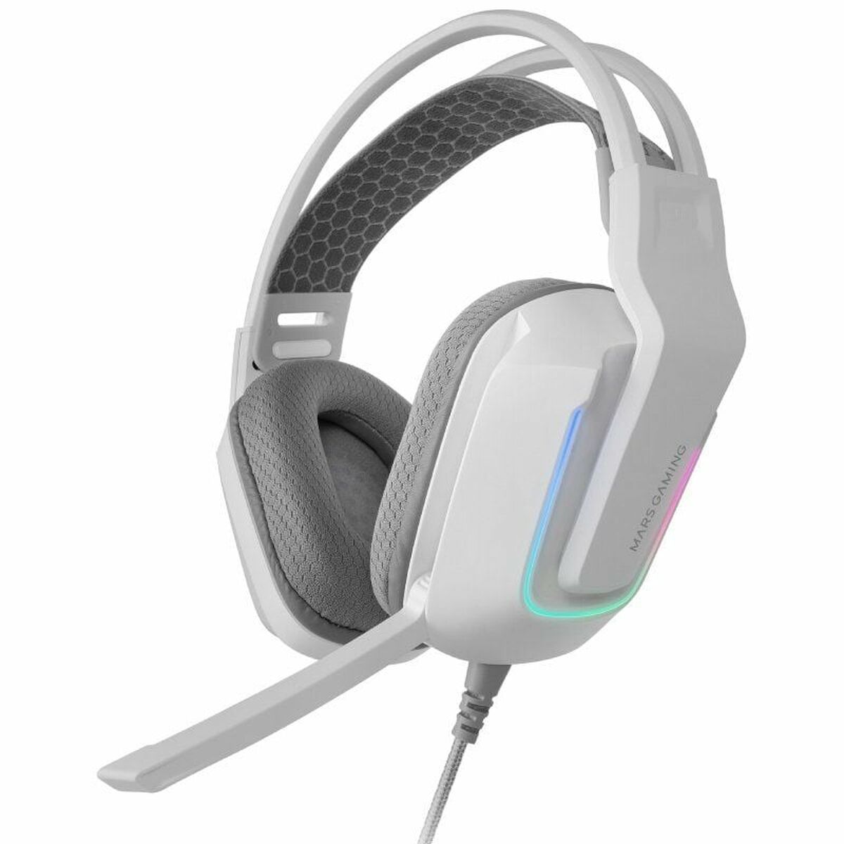 Gaming Headset with Microphone Mars Gaming MH-Strike White